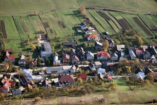 Letecký pohľad na&nbsp;obec Stránske - 4